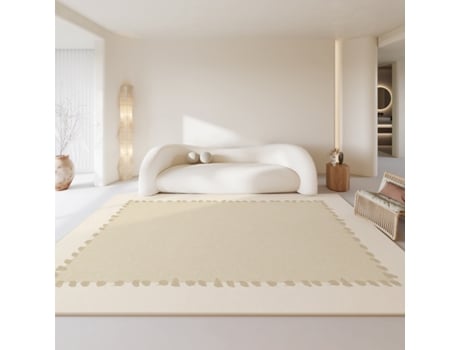 Tapetes para Área de Sala de Estar e Tapetes Antiderrapantes para Decoração de Casa Vidro C EVELTEK 200x300cm
