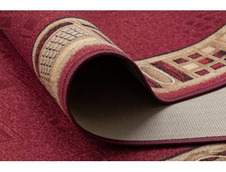 Passadeira Base Antideslizante Jena Bordô 100Cm