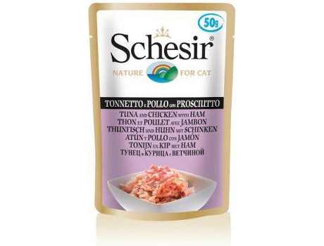 Ração para Gatos  (50 g - Húmida - Sabor: Frango com Presunto)