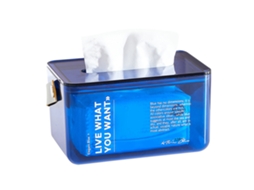 Caixa de Papel Higiênico de Ferro e Cristal, Brilhante, Acessório, para Sala de Estar, Café, Hotel