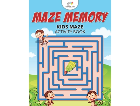 Livro Maze Memory Kids Maze Activity Book De Kreative Kids (inglês)