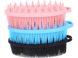 Conjunto De 3 Escovas Silicone Esfoliantes Para Banho, Escovas De Dupla Face Para O Corpo, Limpeza Profunda Para Pele