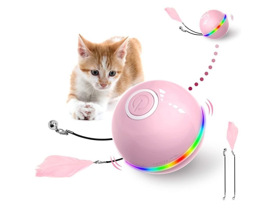 2026 brinquedo Interativo para Gatos com Luz Led, Gatilho e Penna, Recarregável Via Usb
