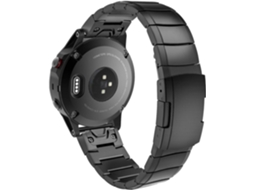 Pulseira De Aço Inoxidável Com Sistema Liberação Rápida, Compatível
