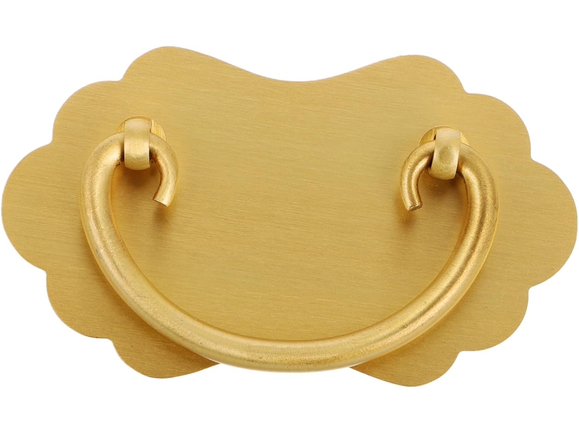 Puxador De Gaveta Antigo Em Latão Estilo Vintage Para Cômoda, Armário E Guarda Roupa, Com Parafusos