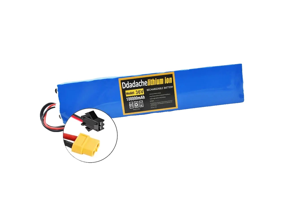 Bateria, 36v, Capacidade De 100ah, Lanmi Xt60-sm