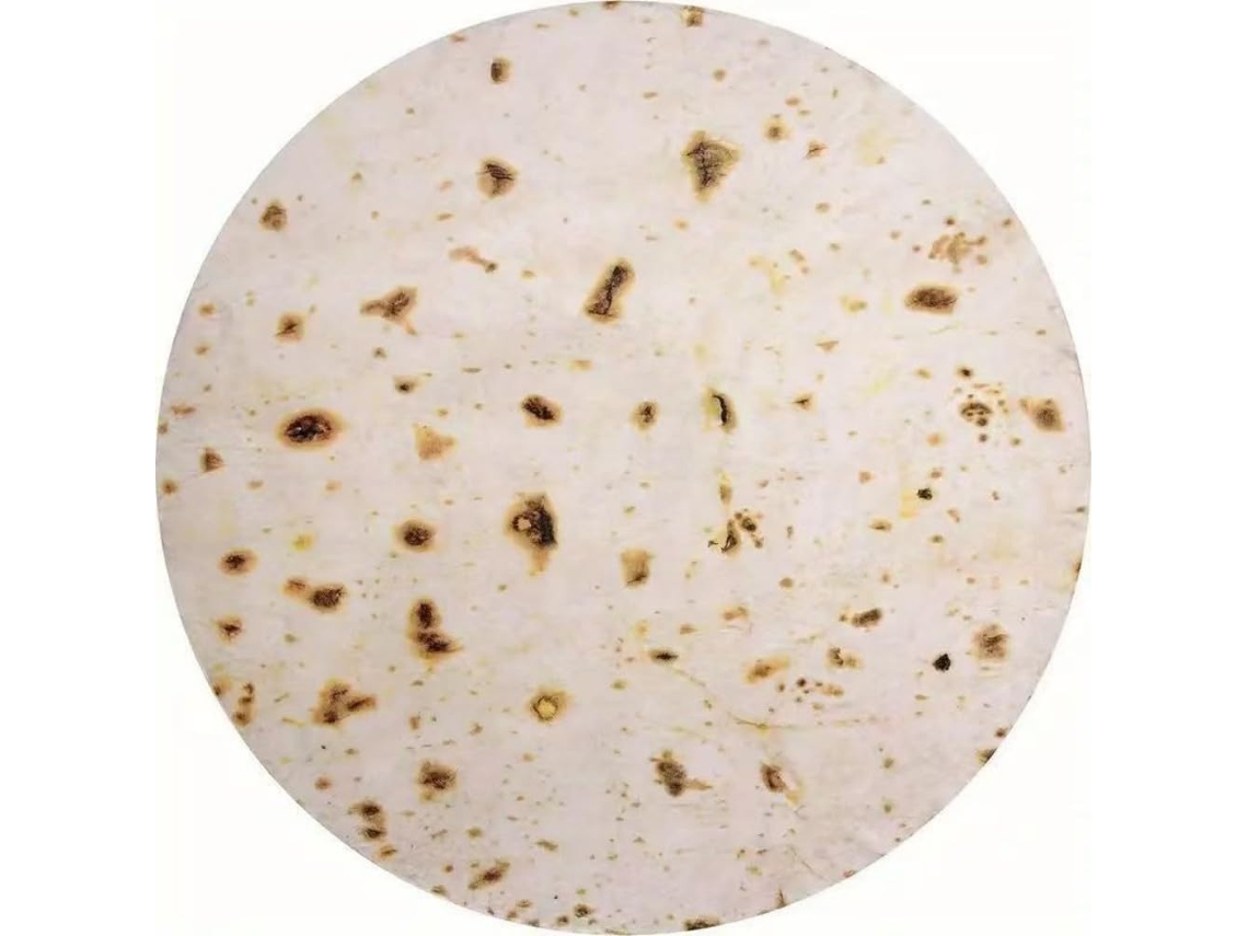 Manta Gigante Dupla Face Syjym em Formato de Tortilla/burrito Feita com Tecido Inovador Ideal para Cama Refeiç