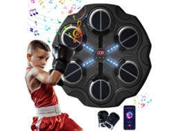 Nova Máquina De Boxe Musical Bluetooth 9contagem Regressiva Rápidaincluindo Luvas De Boxe Para Adultos E Crianças Zeuxo