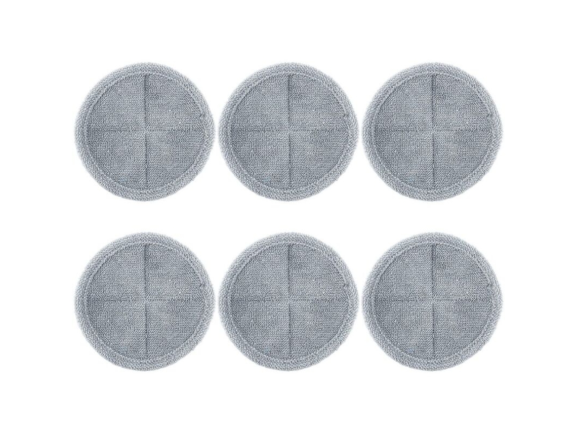Conjunto de 6 Peças Panos Limpeza Microfibra para Aspirador de Pó BRILVIBERA