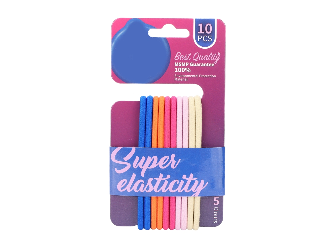 2026 juego de Aros Elásticos para Cabello Simple Y Moderno para Mujeres Y Niñas, Portacoletas Azul Y Rosa