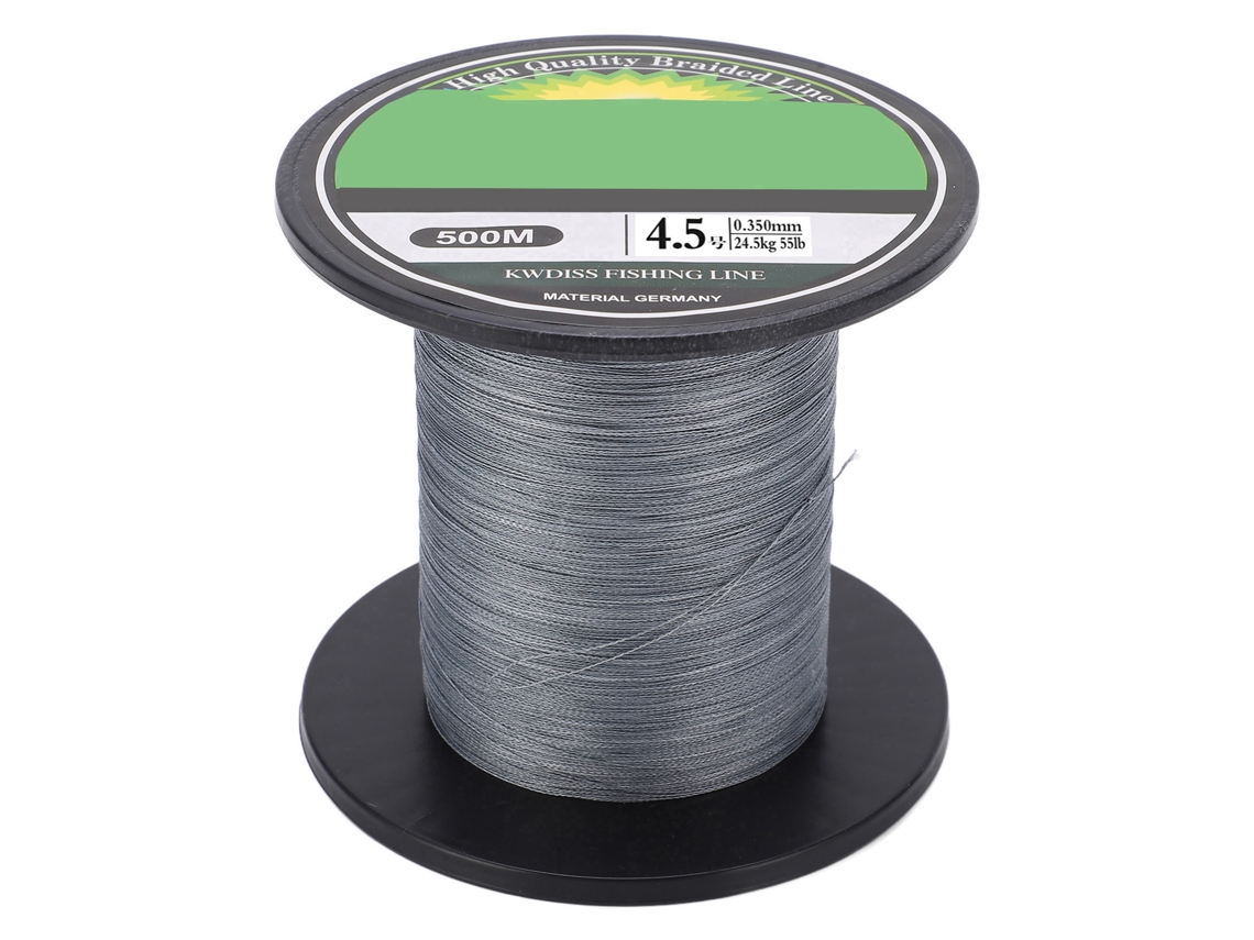 Linha De Pesca Pe Trançada 8 Fios 500m Super Forte Para Pesca Em Água Salgada E Doce