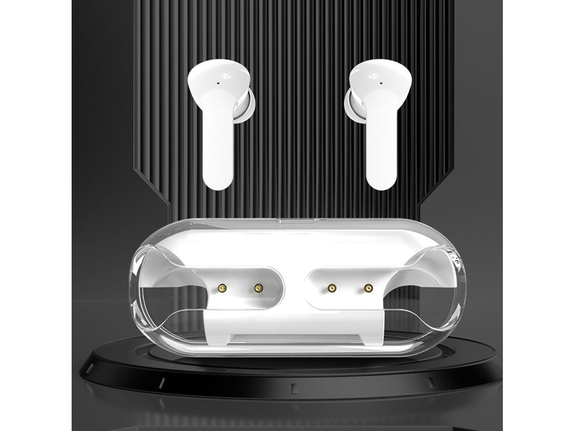 Auriculares Bluetooth True Wireless  Jogo de redução de ruído sem fio 5.3 de alta bateria com baixo atraso para  branco