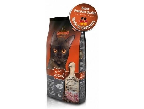 Ração para Gatos LEONARDO (7.5Kg - Seca - Adulto - Sabor: Pato)