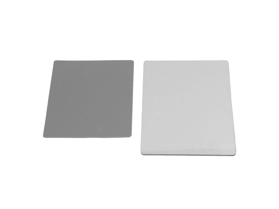 Conjunto 2 alfaias de rilieve silicone e policarbonato para máquina de corte S/MARCA
