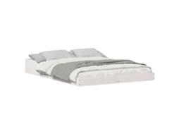 Estrutura da Cama Branco 140 X 190 Cm MAISON EXCLUSIVE