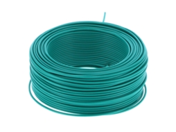 Fio Elétrico Isolado Bvr‑1x2.5 19 Núcleos Pvc 100m 450v Verde
