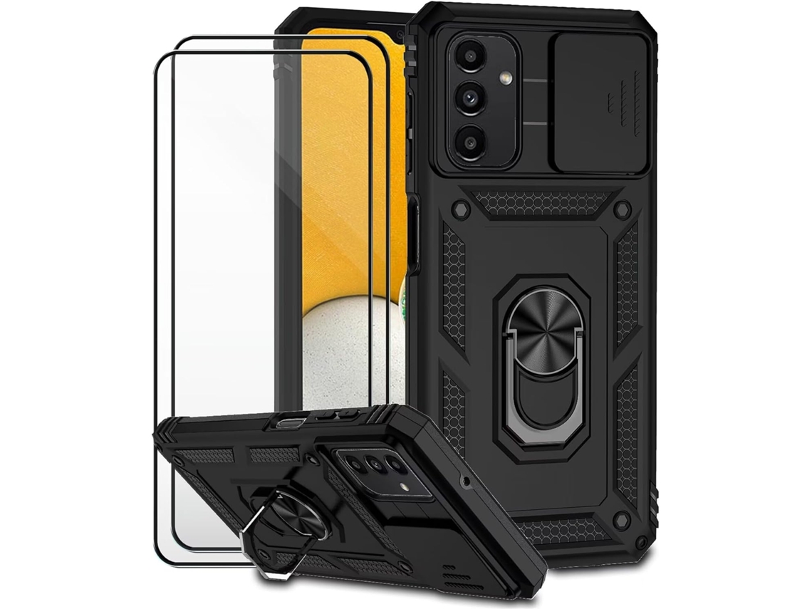 Capa Tampa Deslizante Câmera Proteção Para Samsung Galaxy A04 S Hongwe. Magnética Preto