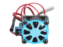 Cooler Motor Carro Modelo Rc com Sensor Térmico Azul