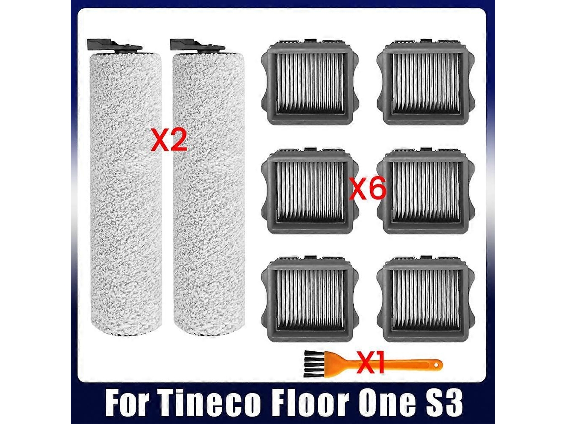 Peças De Reposição Para Aspirador De Pó E Água Sem Fio Tineco Ifloor 3 / Floor One S3: Escova Rotativa E Filtro Hepa._glo