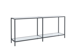 Console Table, Console Tables Vidaxl Branco Vidro (n/a)