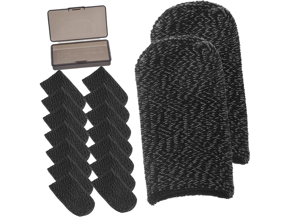 Levemolo Protetores De Dedo Para Jogos, Antiderrapantes E Respiráveis, Proteção Confortável E Ajustável, Conjunto Para