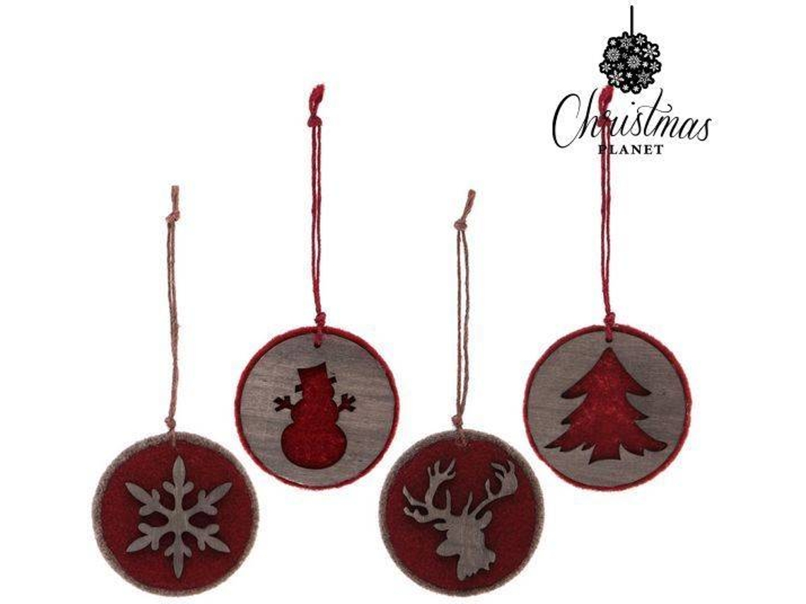 Enfeite de Natal CHRISTMAS PLANET 1896 (Vermelho)