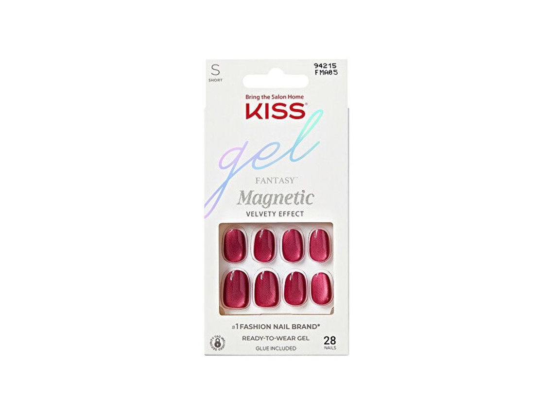Gel Fantasy Unhas Magnéticas Gel 28 Pcs Kiss (set Us Free)