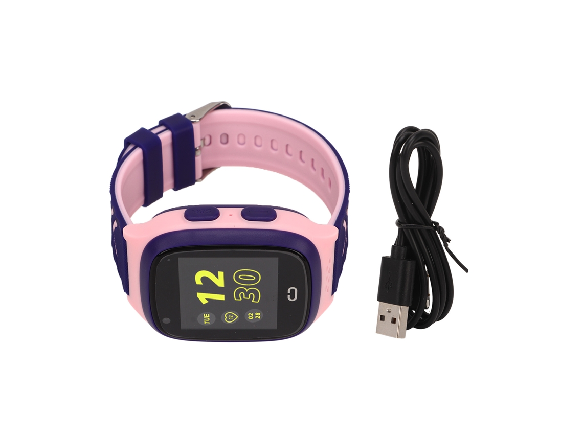 Primerox relógio Inteligente Infantil Prova D'água Tela Tática com Câmera Vídeo Rosa