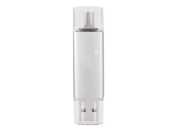 Pen Drive Portátil LAXISCREED Otg Usb 2.0 Prata