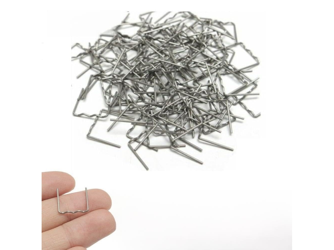 1000 Grampos Planos De Aço Inoxidável 0,8 Mm Para Soldagem, Reparo