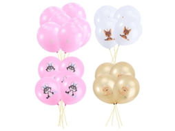 20 Unidades De Balão De Látex Animal Allinless