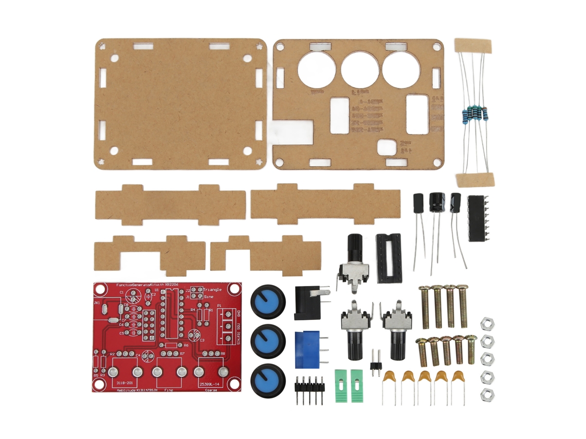 Gerador de sinal XR2206 DIY com módulo de 5 dígitos, ondas variadas S/MARCA