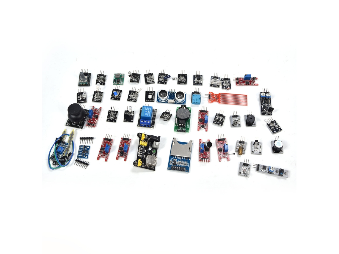 Kit De 45 Componentes Sensores Da Laxiscreed Para Eletrónica E Projetos Diy
