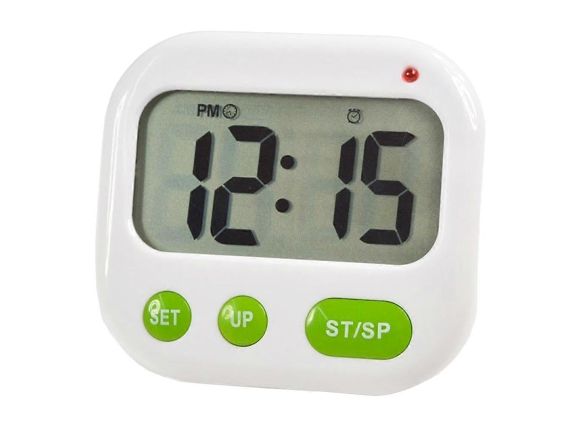 Lurelia Despertador Digital Com Bateria Recarregável, Vibração, Azul