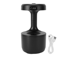 Humidificador de Mesa Anti Gravity, Névoa Fina e Silenciosa, Usb, Preto LAXISCREED