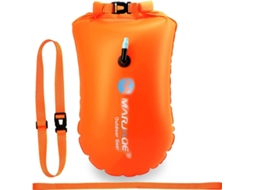 Boia de Natação, Bolsa Estanque, Segurança Laranja em Pvc, Anel AQUAFORGE