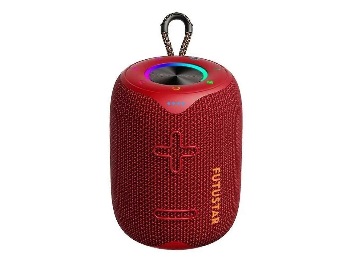 Caixa de som portátil 20w, resistente à água, com LED RGB ELECTVAULT1