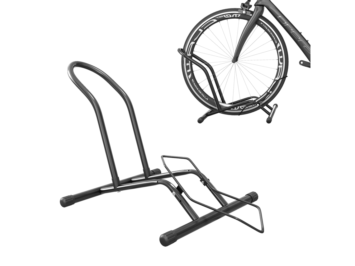 Suporte para Bicicleta em Aço para Pneus até 8,5 cm, 59x41x38 cm, preto BTFORUS