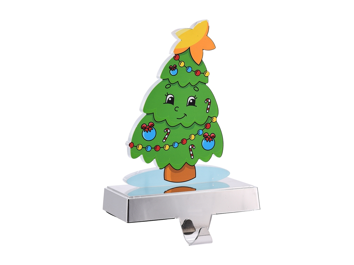 Gancho De Meia De Natal Em Acrílico Design Cartoon