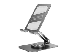 Suporte De Mesa Giratório Para Celular Rock Em Metal - Perfeito