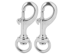 Ganchos de Mergulho Inox 316 80mm 2un