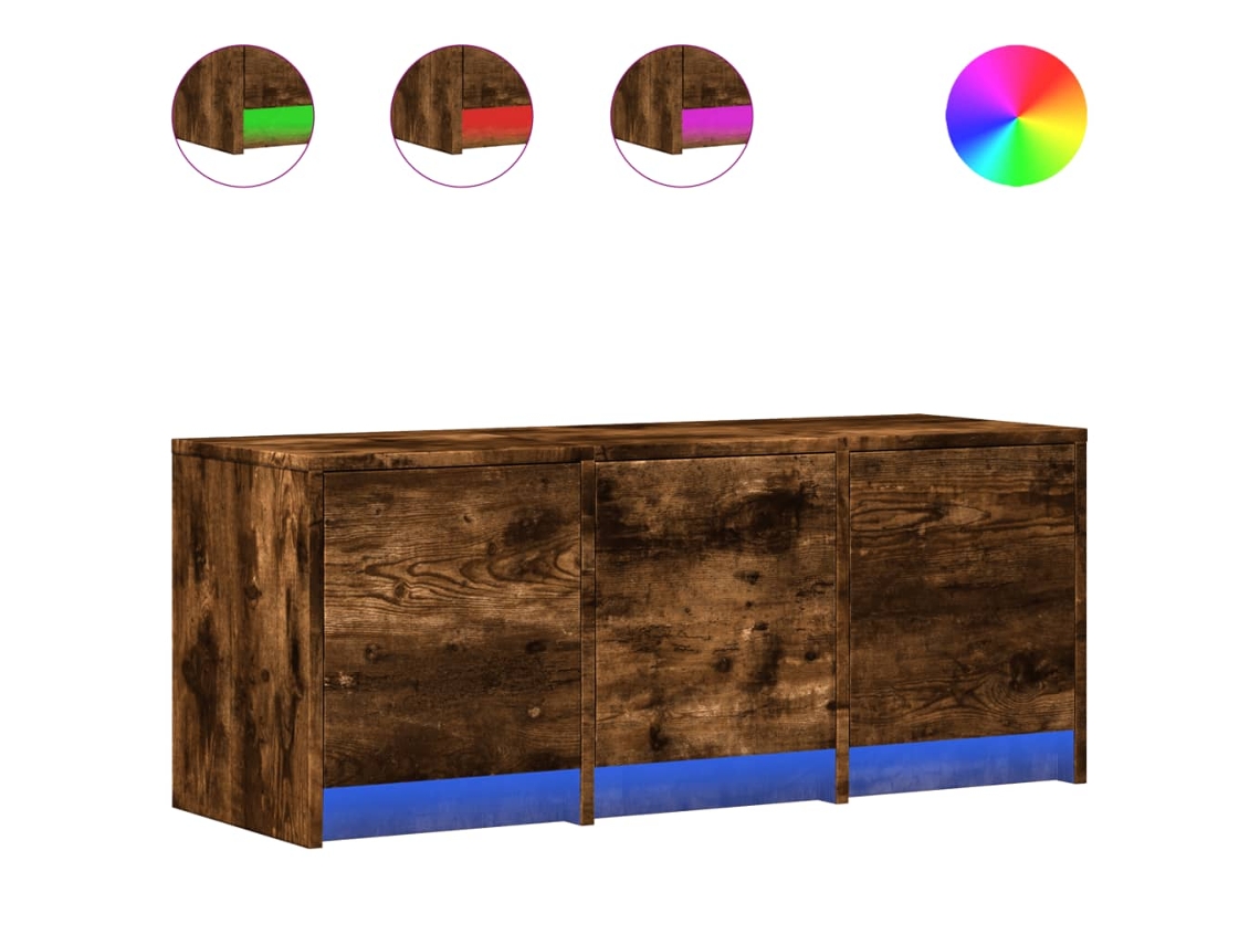 Tv Cabinet, Tv Cabinets Vidaxl Marrom Madeira Processada (n/a)