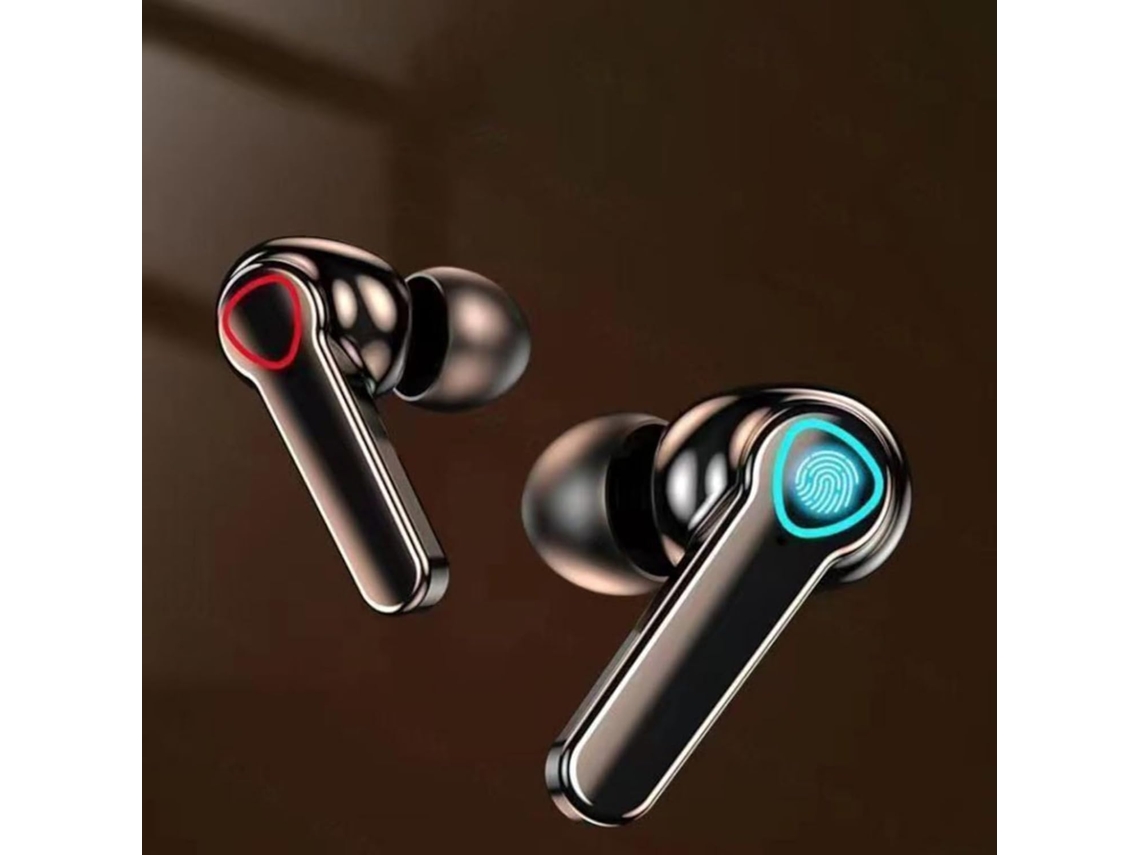53 M19 Fones De Ouvido Sem Fio 9d Hi - Fi Estéreo Ipx7 Com Suporte Para Casco Tws Com Tela Led Controle Tátil,