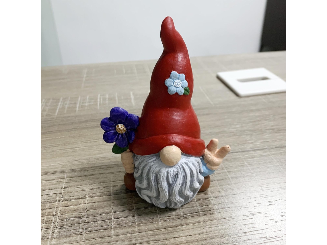 Polegadas, 1 Peça, Decorações De Halloween Para Jardim, Orgulhoso Papai Noel Arco Íris, Estátua De Resina Do Papai Noel Slowmoose