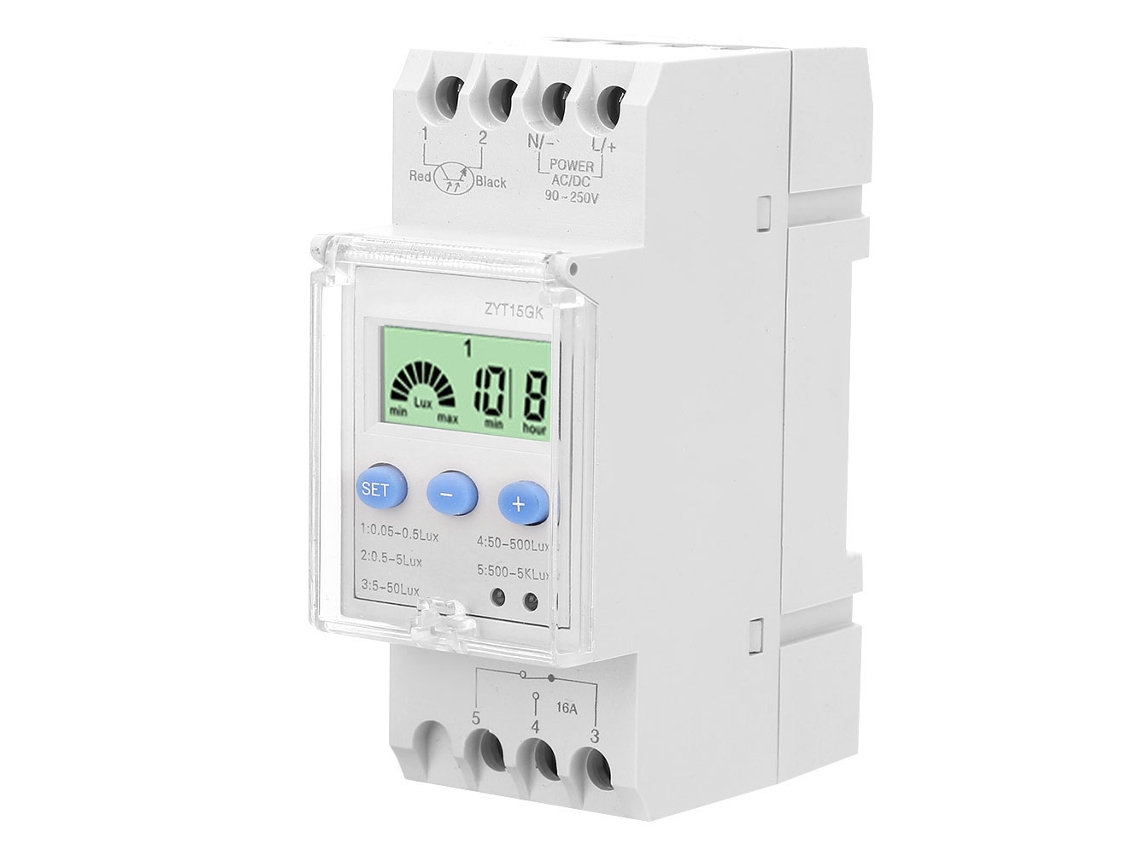 Laxiscreed Timer De Luz Com Controlo Por Indução E Programação Digital Para Casa E Escritório