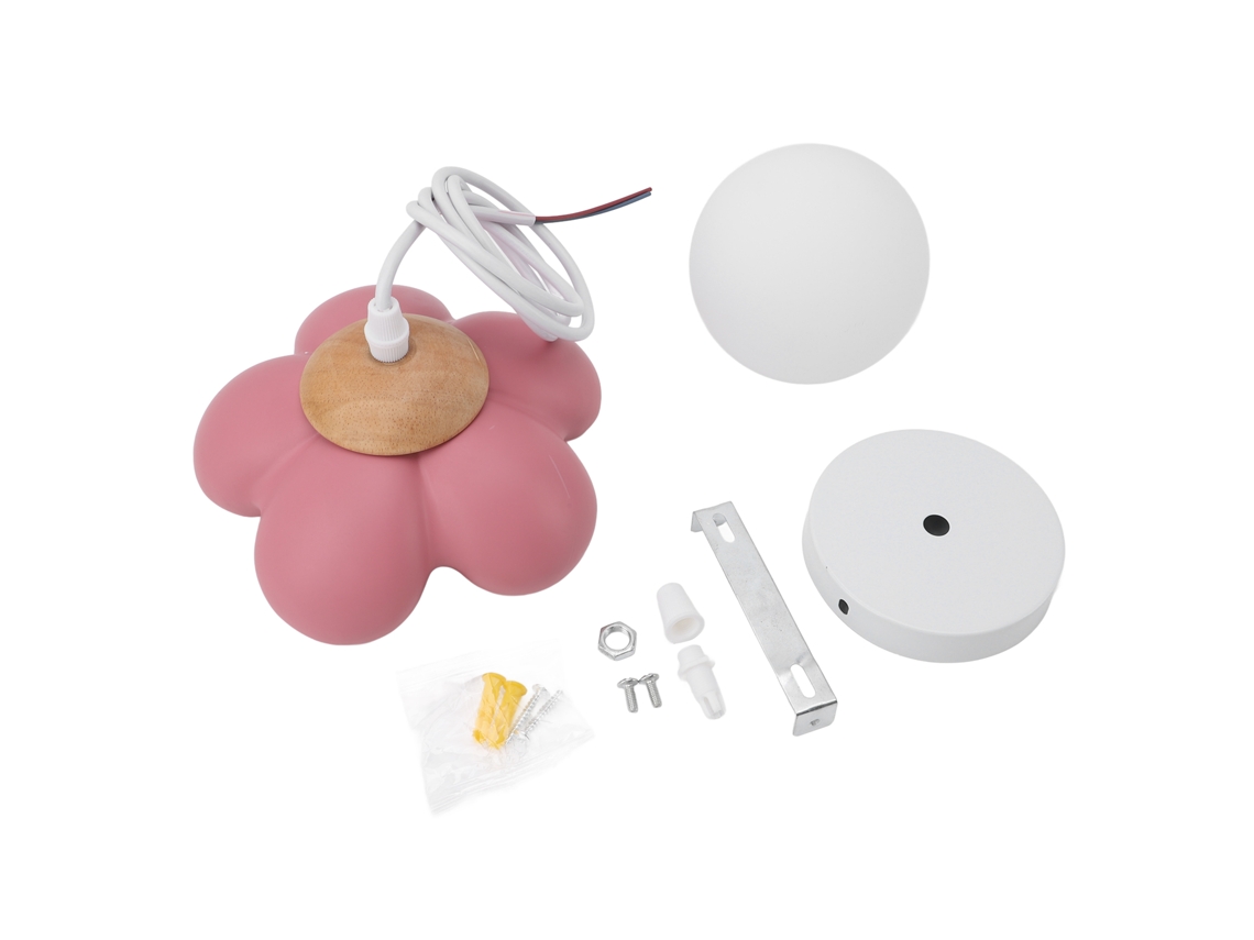 Rebe-lâmpada Pendente De Estilo Crema Com Flor G9 Para Cozinha, Sala De Jantar, Quarto E Sala De Estar