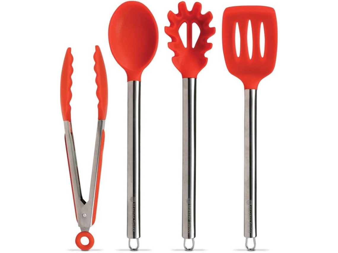 Conjunto de Utensílios em Silicone MASTER SWISS (8x36x8cm)