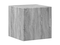 Wall Cabinet, Wall Cabinets Vidaxl Cinzeto Madeira Processada (n/a)