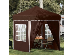 Vidaxl Tenda De Festa Pop-up 195 X 195 X 245 Cm Castanho Tecido Oxford