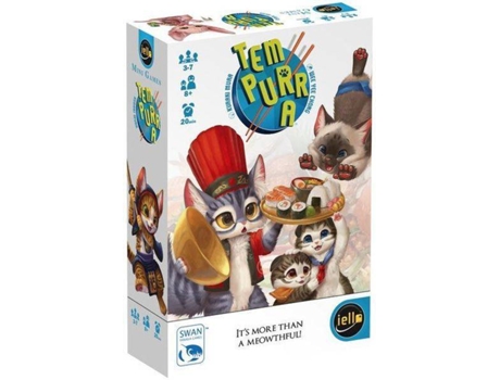 Jogo de Tabuleiro  Tem-Purr-A (Idade Mínima: 8 -Nível Dificuldade: Baixo)